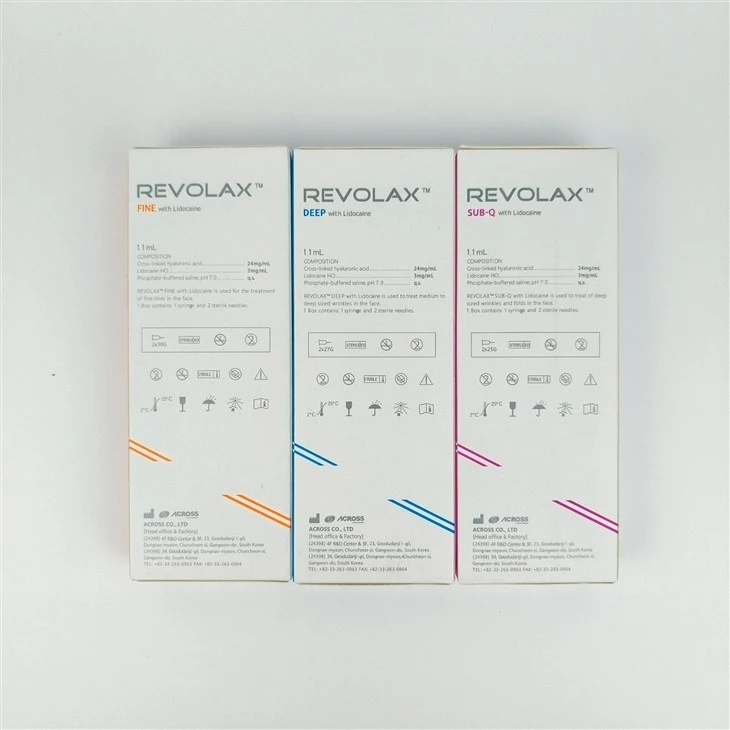 Safe Injectable Revolax 1ml Dermal Injection Filler For Face Lifting high quality